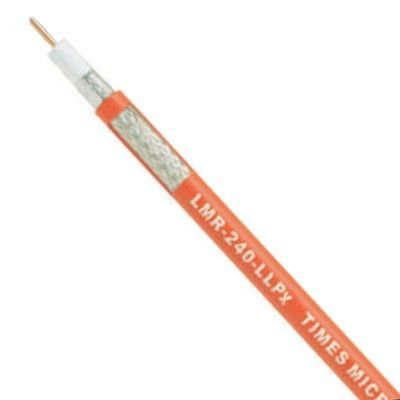 Times Microwave LMR-240-LLPX Plenum Coaxial Cable 